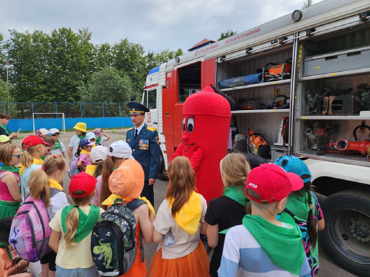 экскурсия в пожарную часть, ленинский городской округ, видное, день пожарного надзора, пожарные,