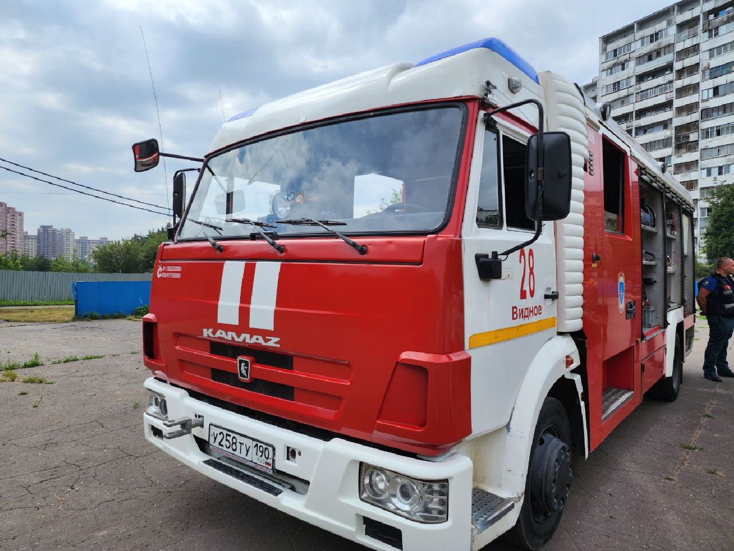 экскурсия в пожарную часть, ленинский городской округ, видное, день пожарного надзора, пожарные,