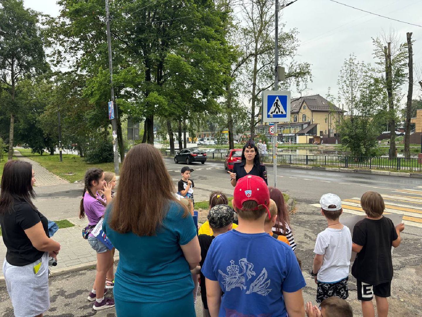 госавтоинспекция, школьный лагерь, микрорайон кучино,