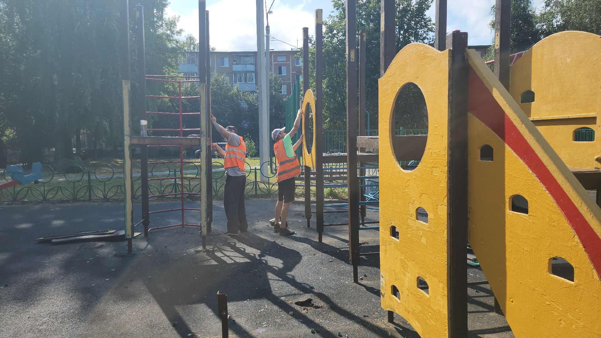 серпухов, подмосковье, детская площадка,