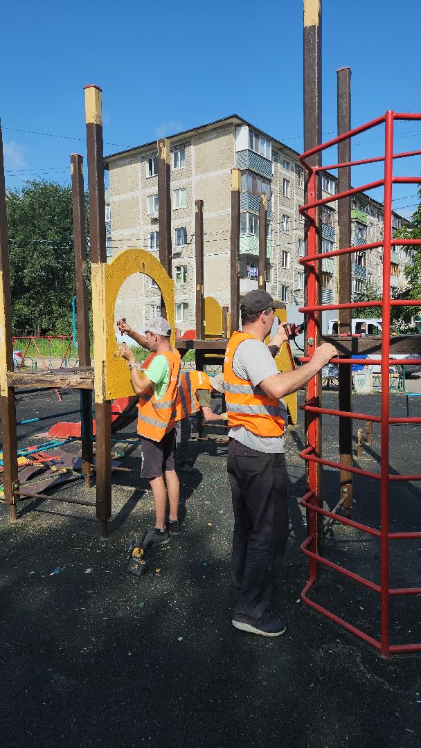 серпухов, подмосковье, детская площадка,