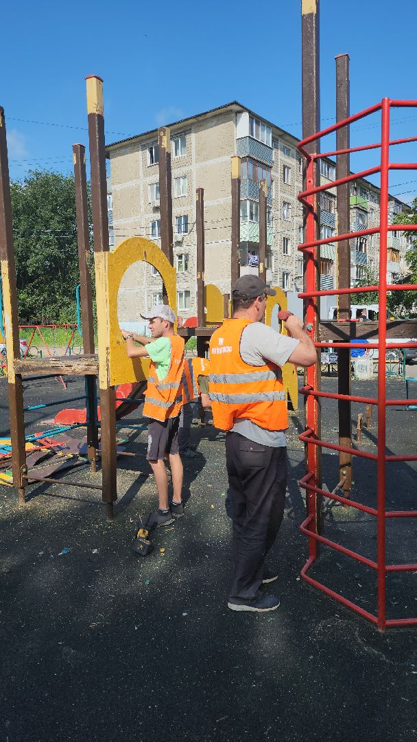 серпухов, подмосковье, детская площадка,