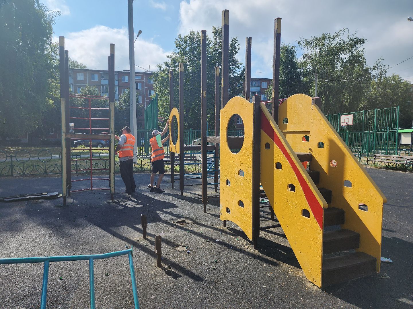 серпухов, подмосковье, детская площадка,