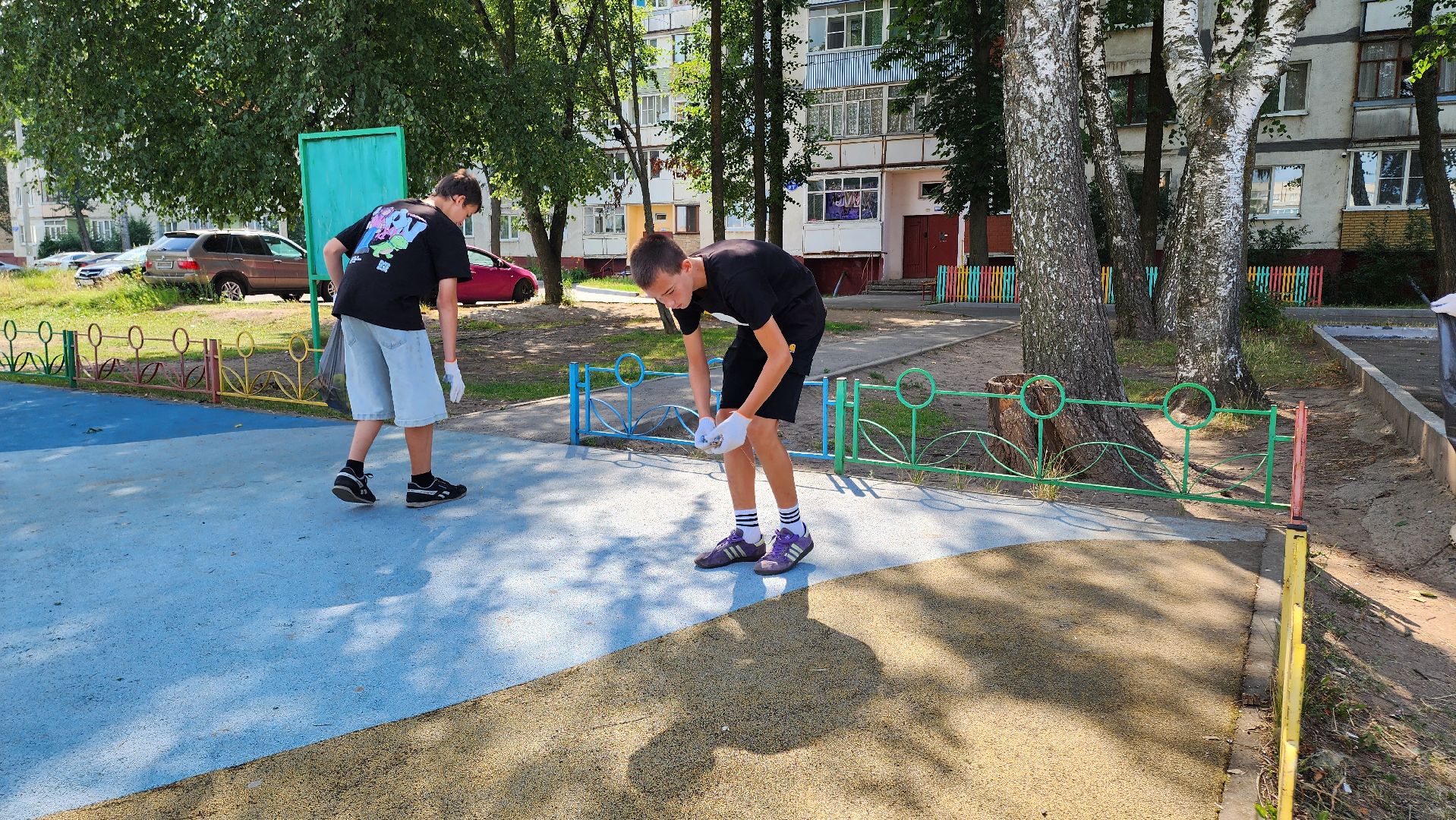 кашира, лагерь спектр, детский лагерь, летние каникулы, уборка, детские площадки, спортивные площадки, комиссия по делам несовершеннолетних, центр занятости,
