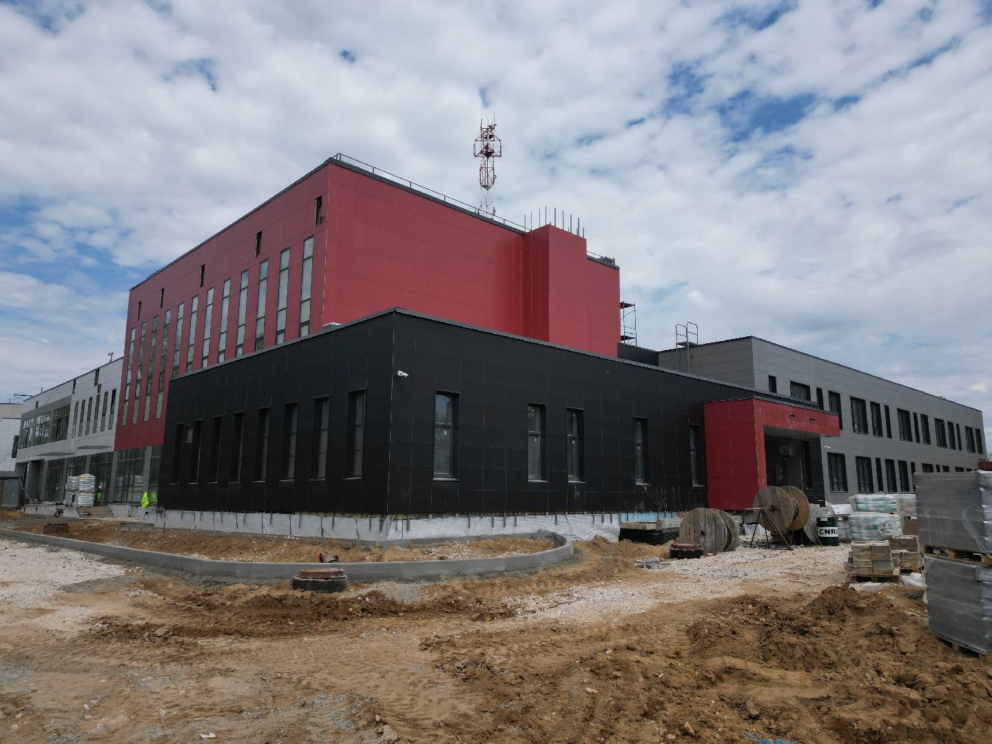 видео с коптера, лицей, сергиев посад,