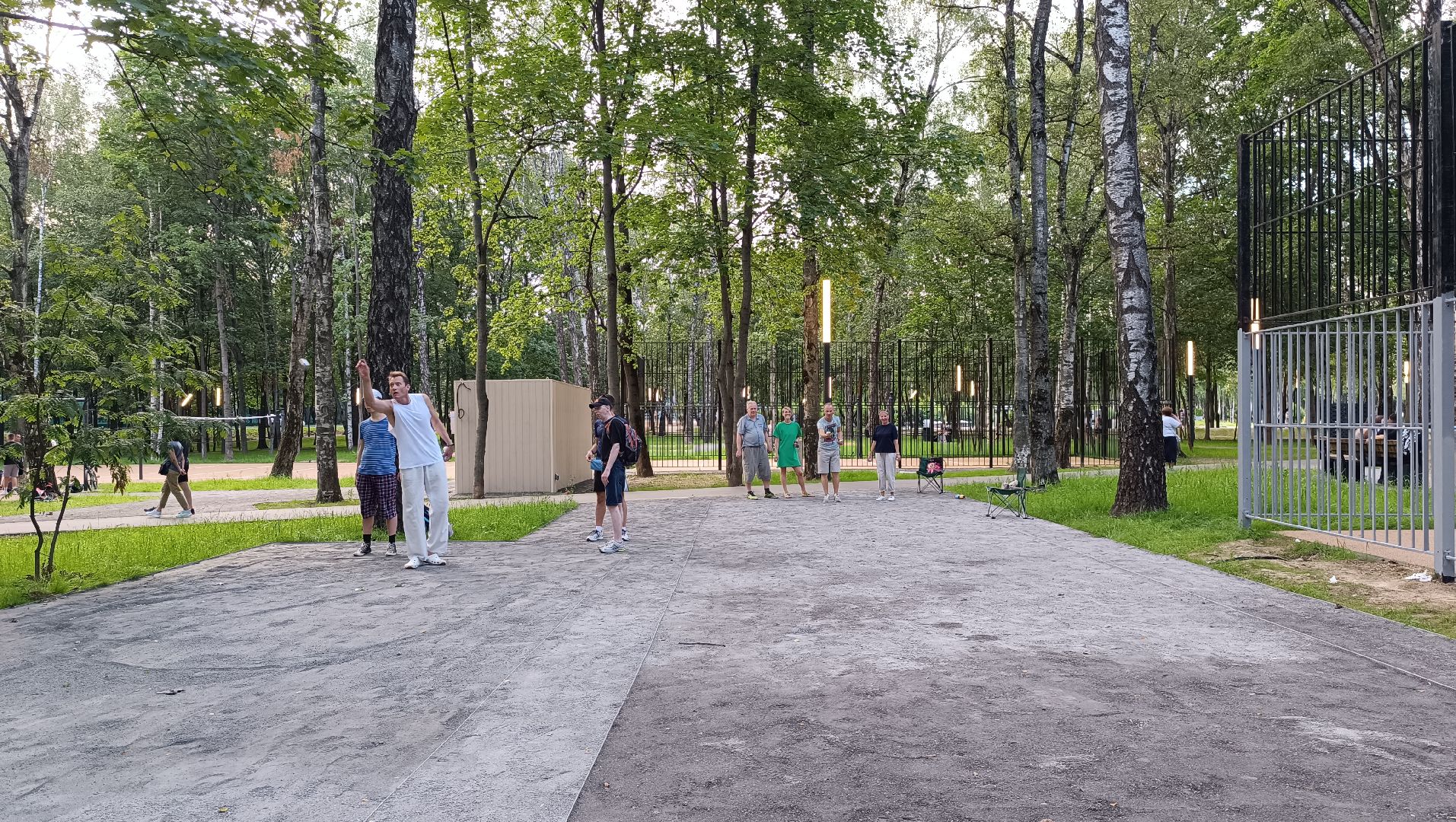 лобня, петанк, Парк,