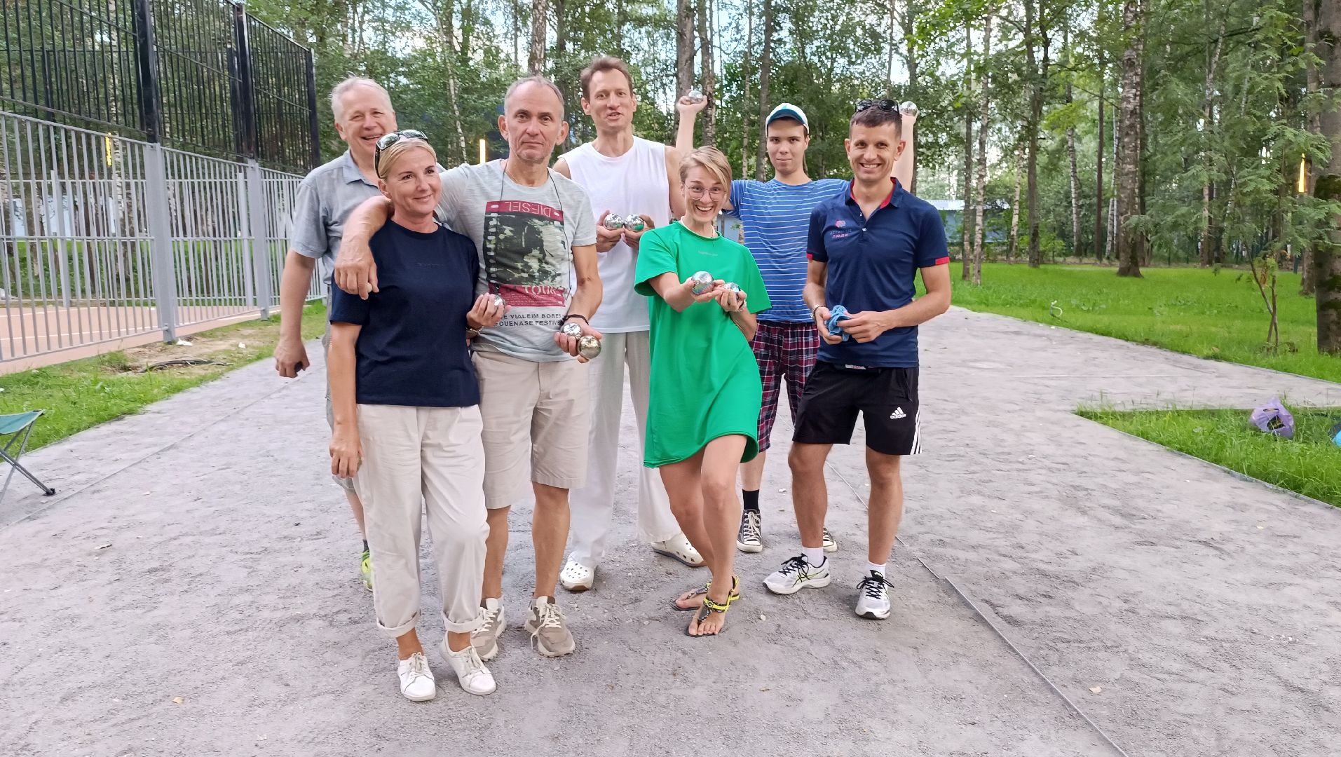 лобня, петанк, Парк,