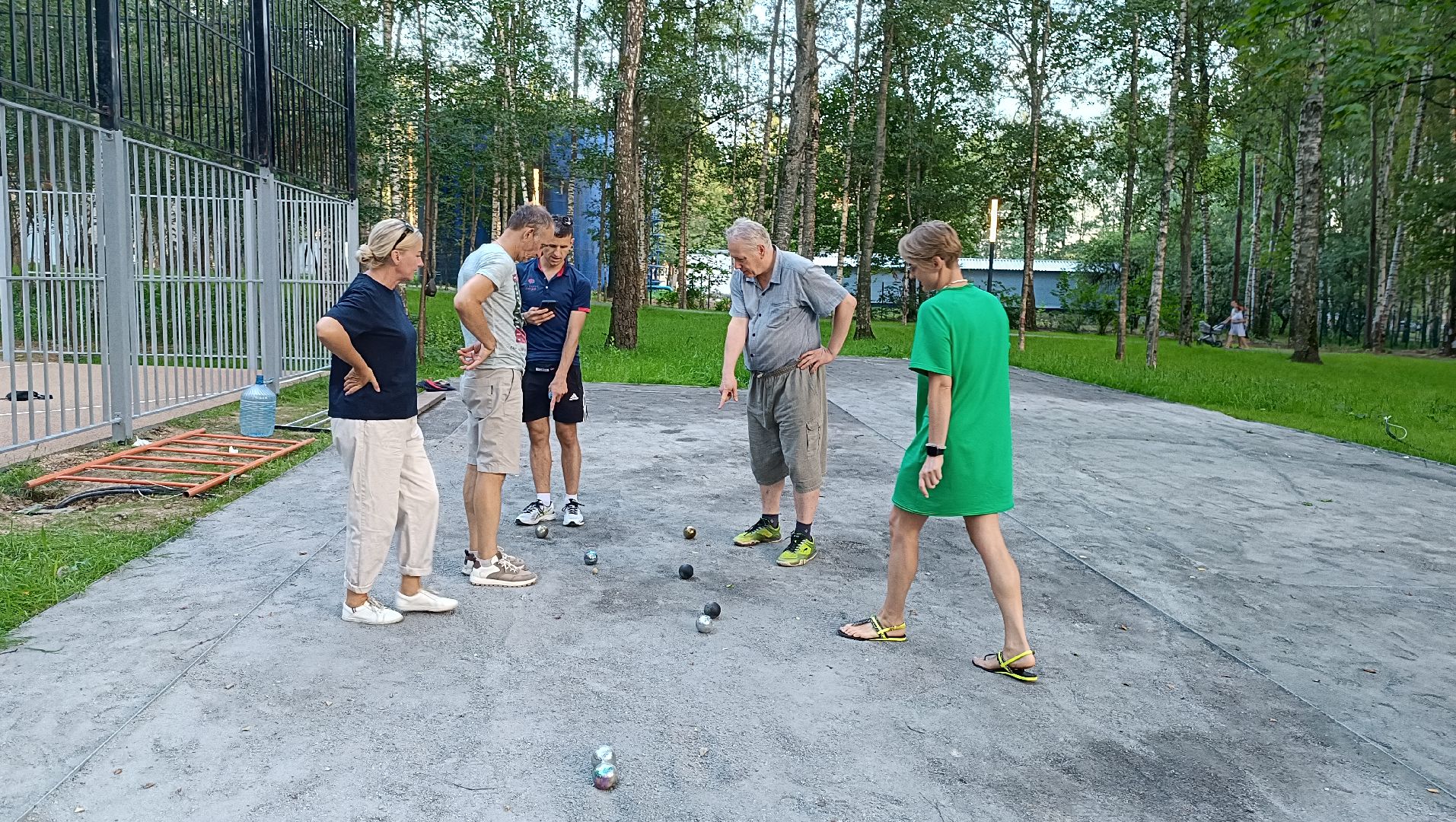 лобня, петанк, Парк,