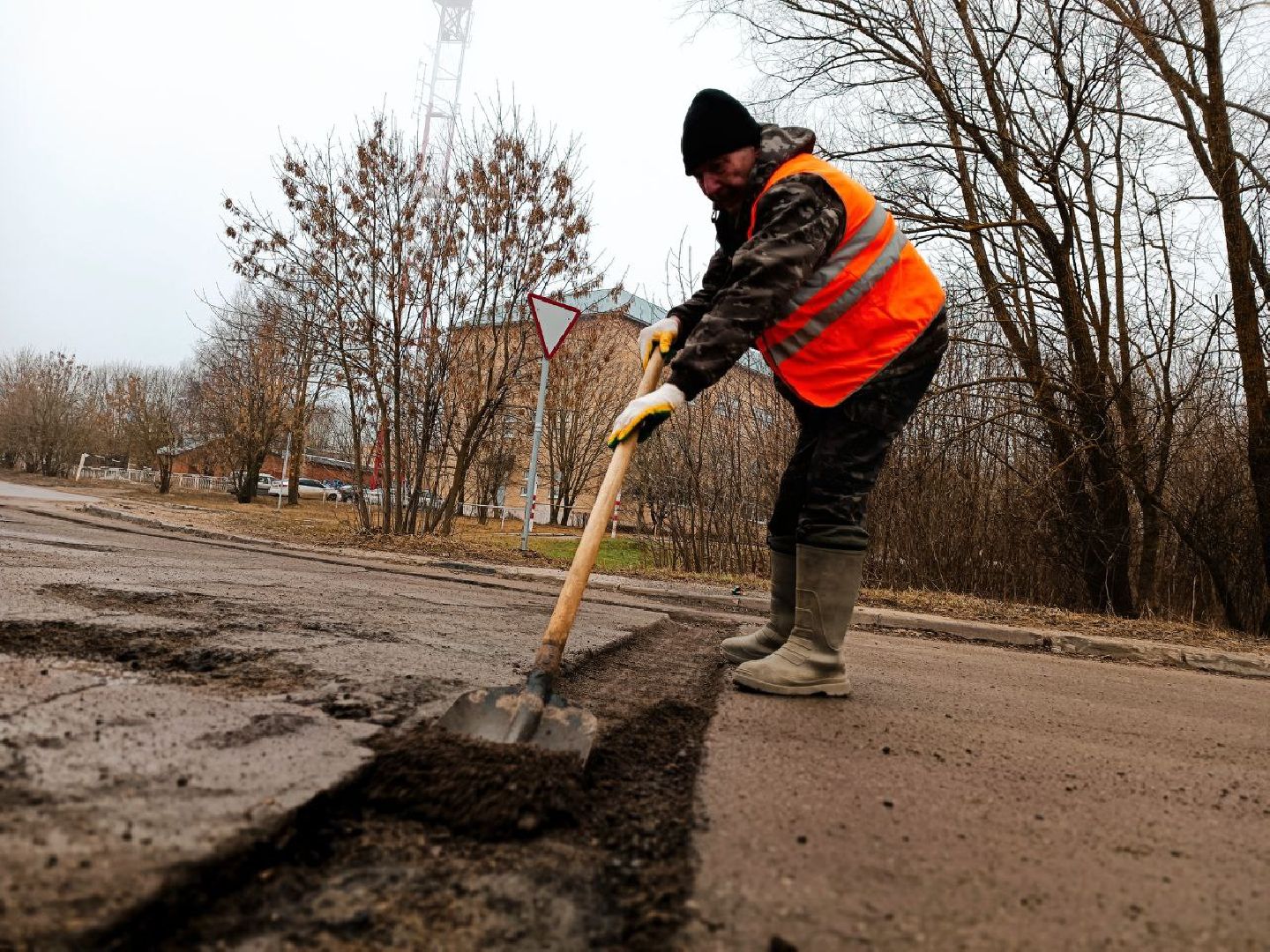Можайск, Можайскийгородскойокруг, Подмосковье, дороги, ямочныйремонт, ямы