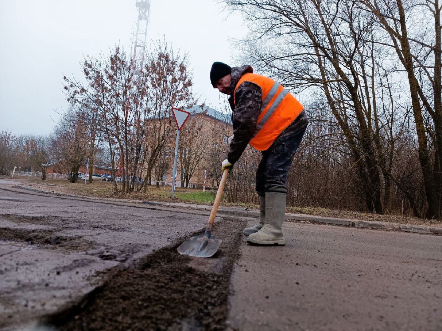 Можайск, Можайскийгородскойокруг, Подмосковье, дороги, ямочныйремонт, ямы