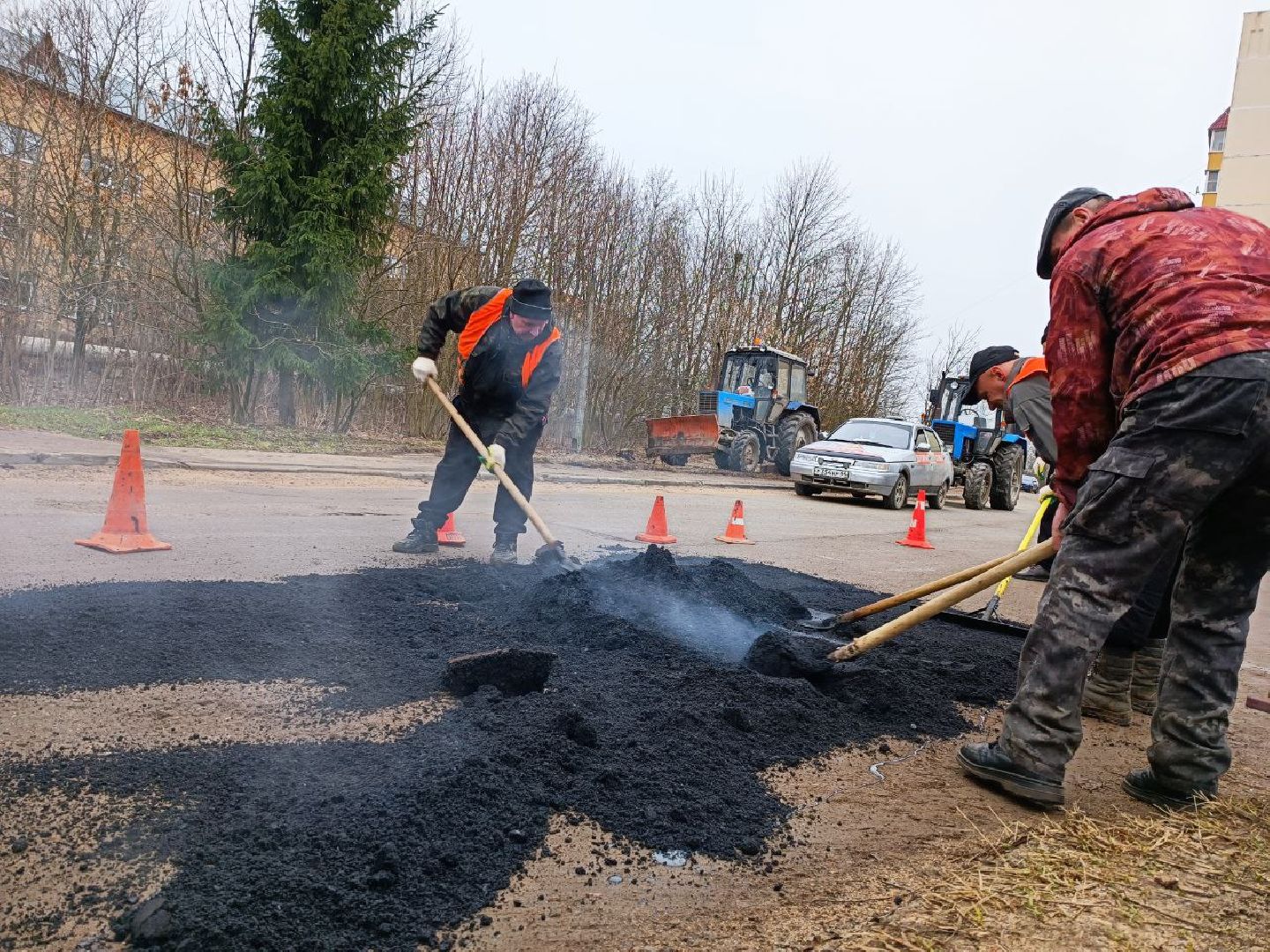 Можайск, Можайскийгородскойокруг, Подмосковье, дороги, ямочныйремонт, ямы