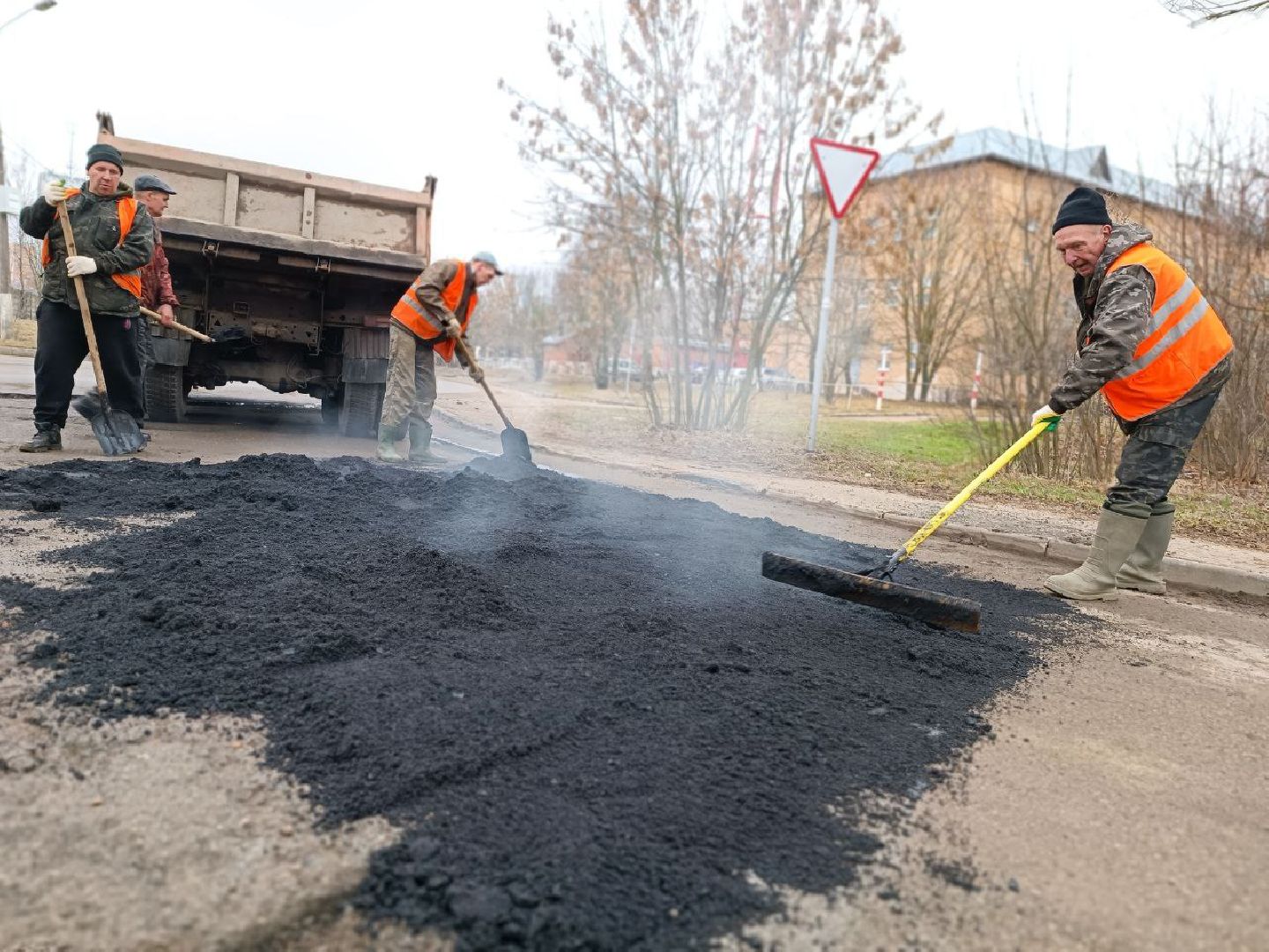 Можайск, Можайскийгородскойокруг, Подмосковье, дороги, ямочныйремонт, ямы
