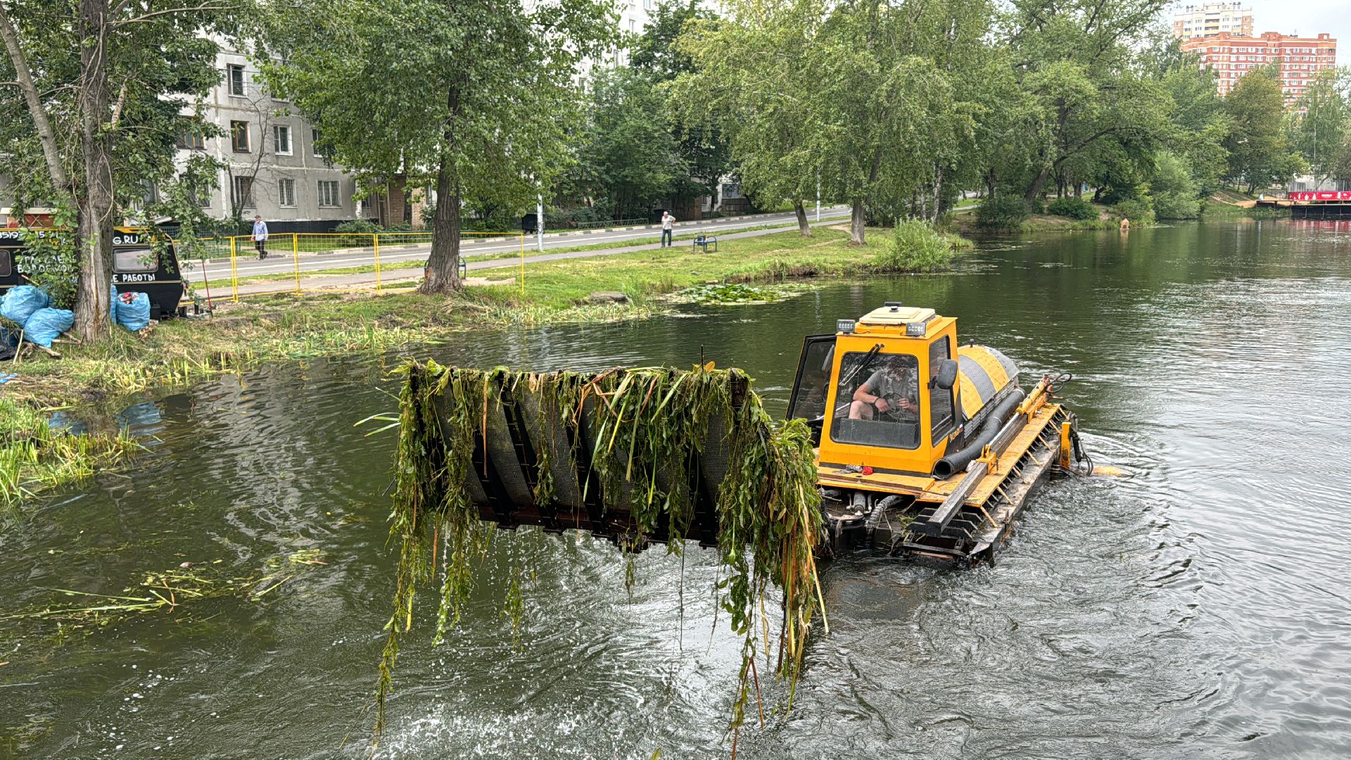 Одинцово, Очистка Комсомольского пруда, Благоустройство, 100 прудов и озер,
