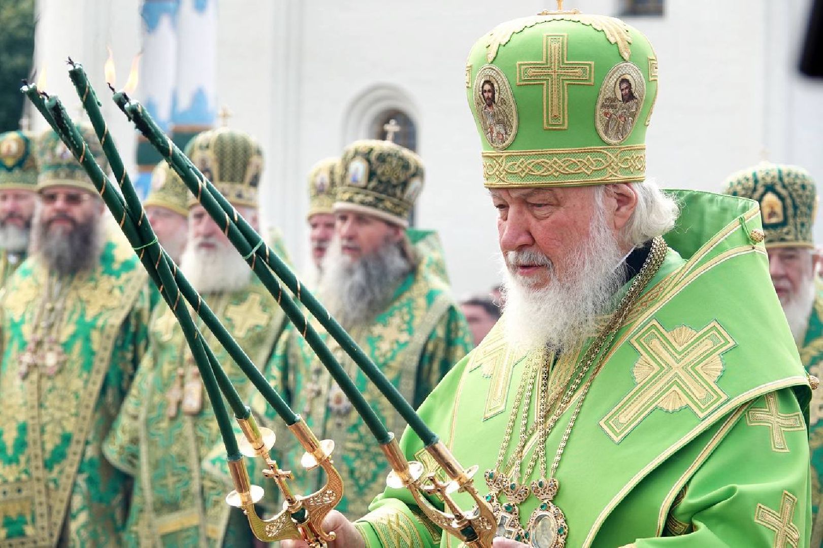 РПЦ, Сергий Радонежский, Троице-Сергиева лавра, Патриарх Кирилл, Служба,