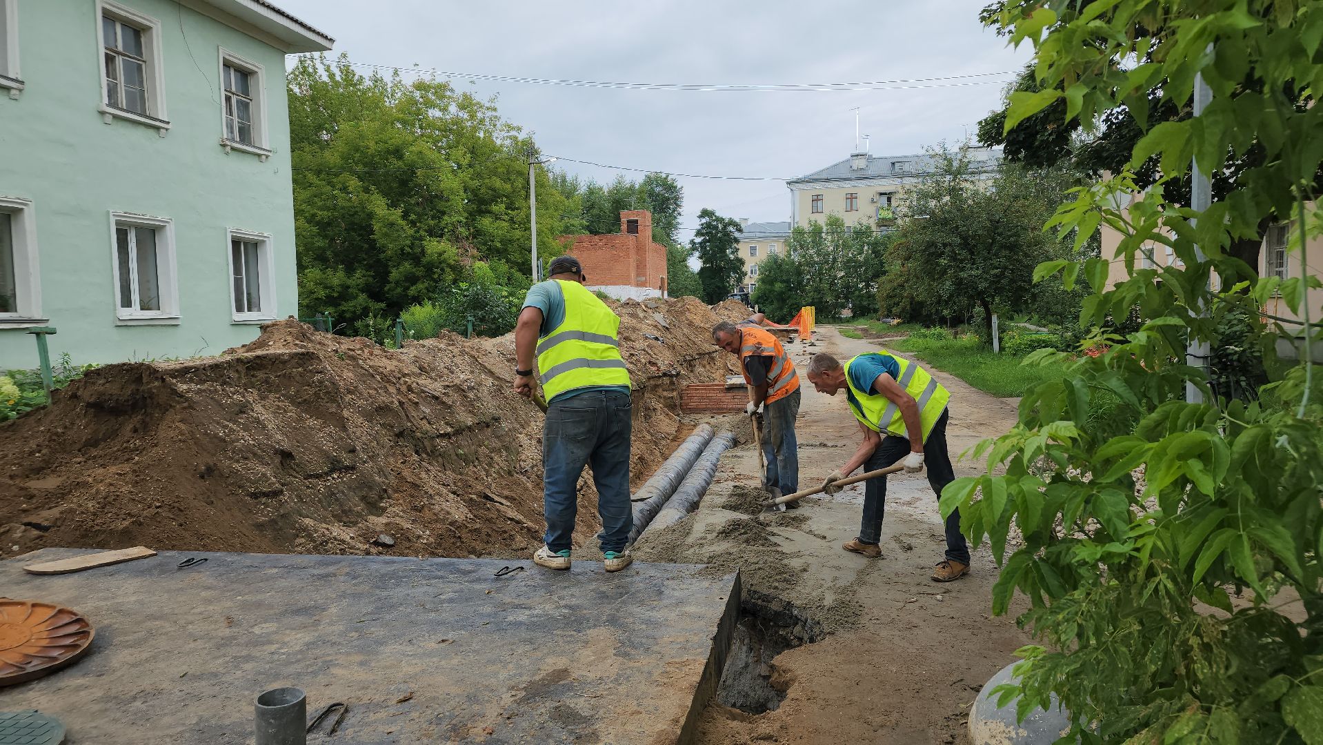 жкх, теплотрасса, теплосеть, ремонт тепловых сетей, Лосино-Петровский,