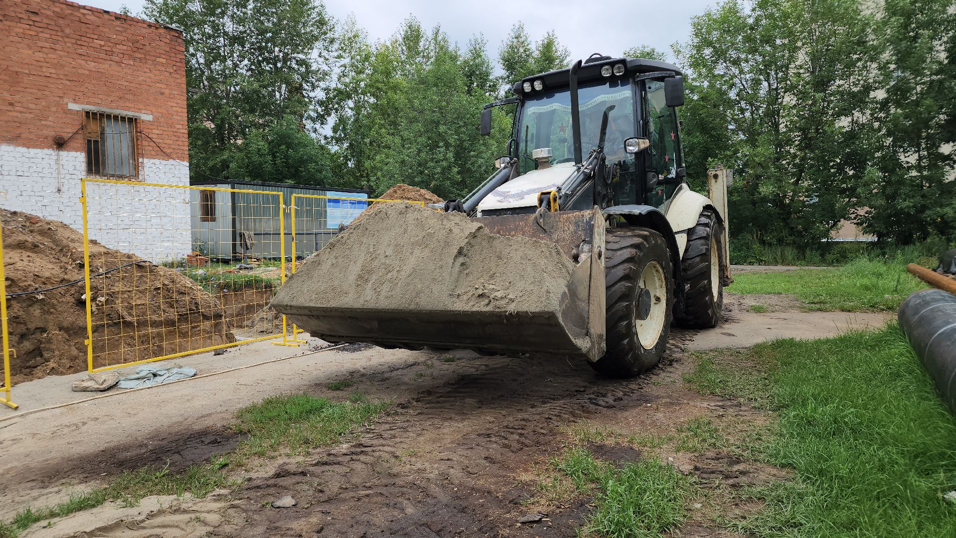 жкх, теплотрасса, теплосеть, ремонт тепловых сетей, Лосино-Петровский,