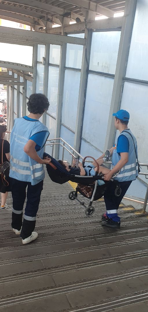 железнодорожная станция, волонеры, Станция Мытищи,