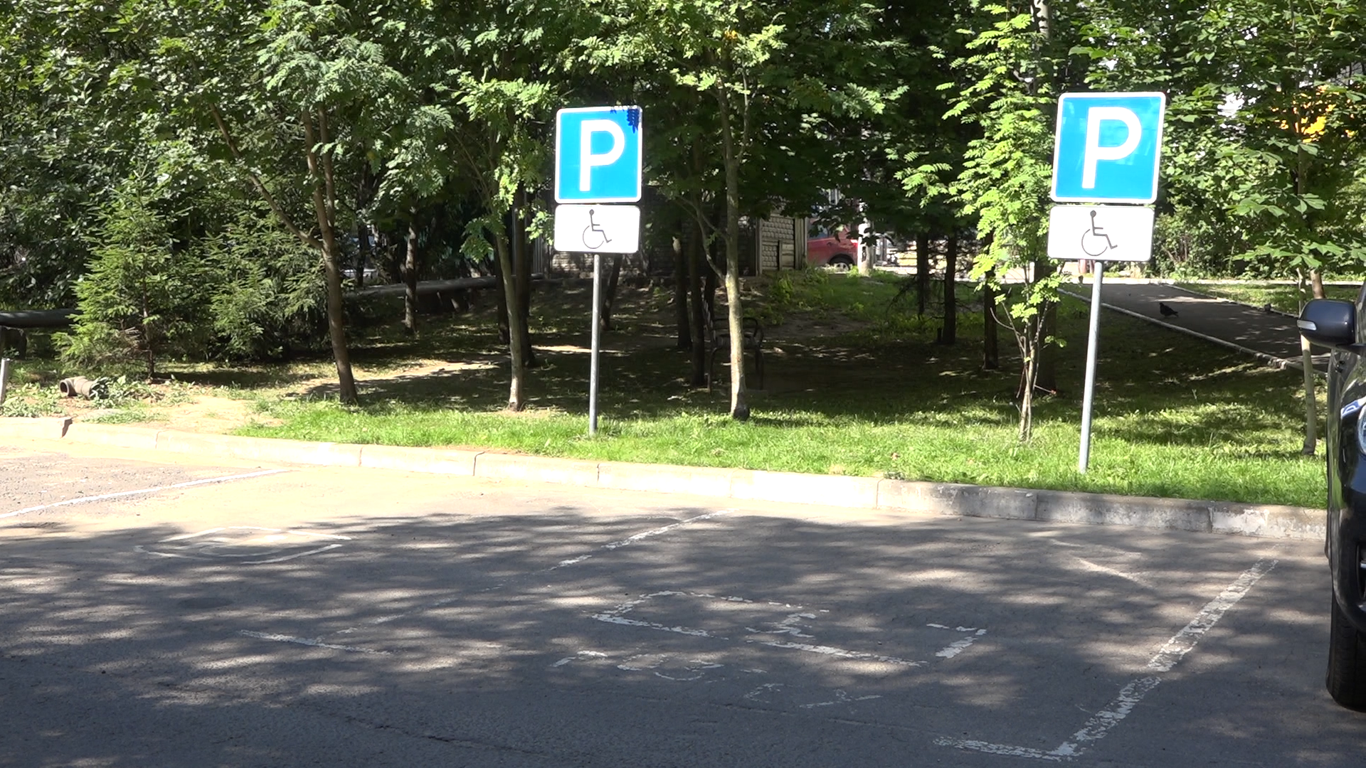 Власиха мкр Заозерный, обход территории власиха, обращения жителей власихи,парковка для инвалида,разметка на парковке,