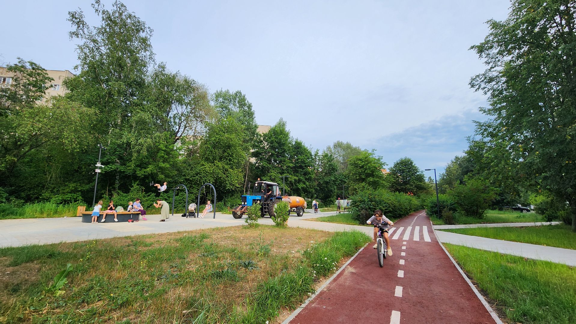 благоустройство, протвино, полив, аномальная жара, комбинат благоустройства,