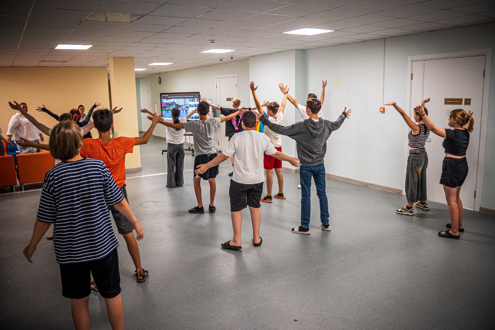 летний лагерь, школа 9, Домодедово,