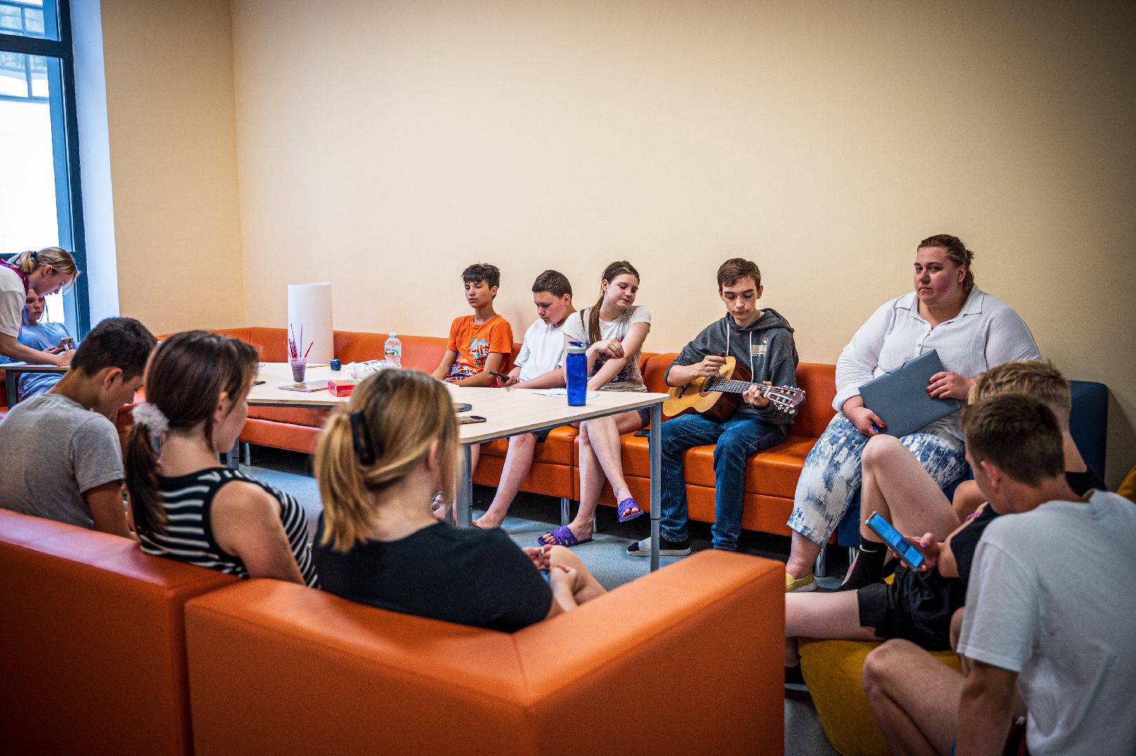 летний лагерь, школа 9, Домодедово,