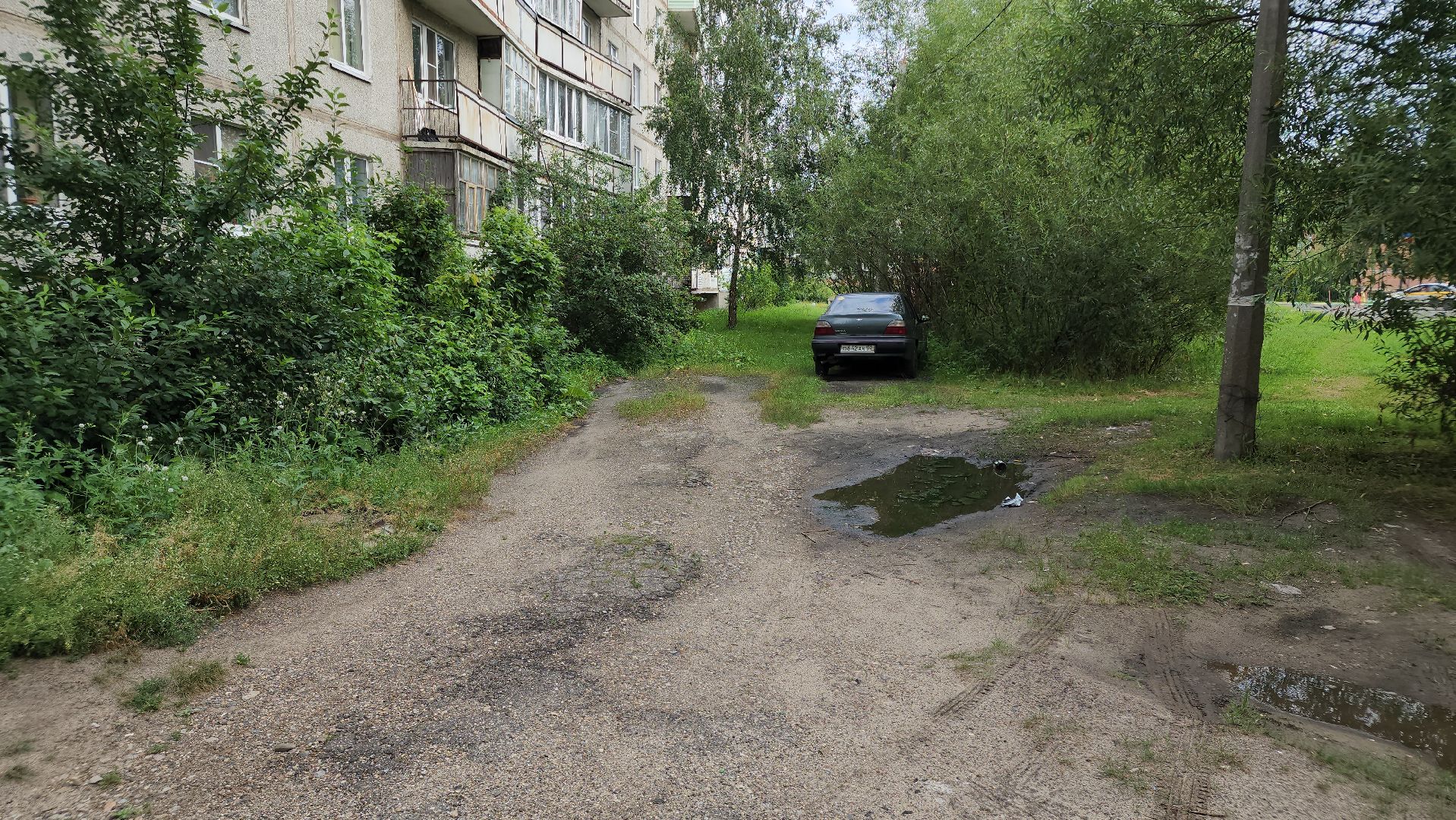 егорьевск, 6 микрорайон, парковка, дорога, тротуар, благоустройство,