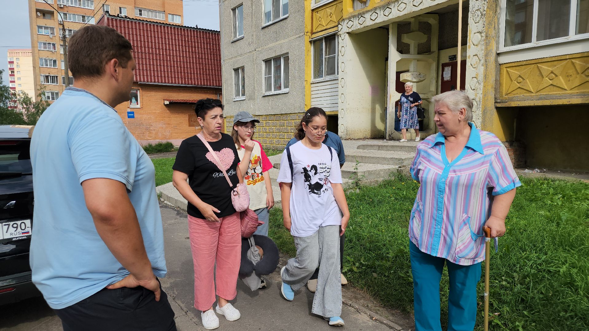 егорьевск, 6 микрорайон, парковка, дорога, тротуар, благоустройство,