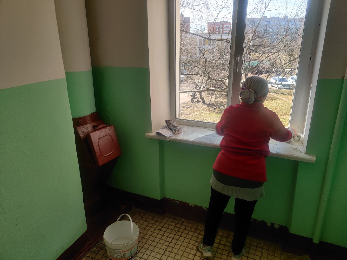 Красноармейск, перемены, ЖКХ, уборка подъездов, мойка окон