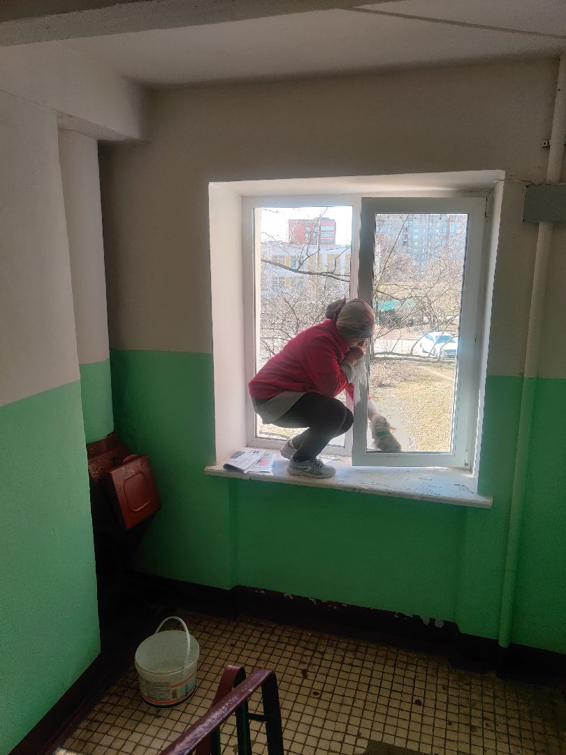 Красноармейск, перемены, ЖКХ, уборка подъездов, мойка окон