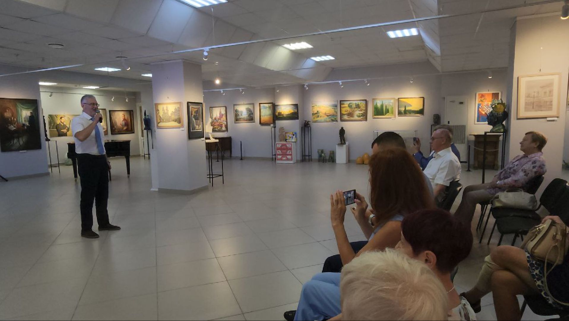 люберцы, день города, выставка, скульптор,картинная галерея,