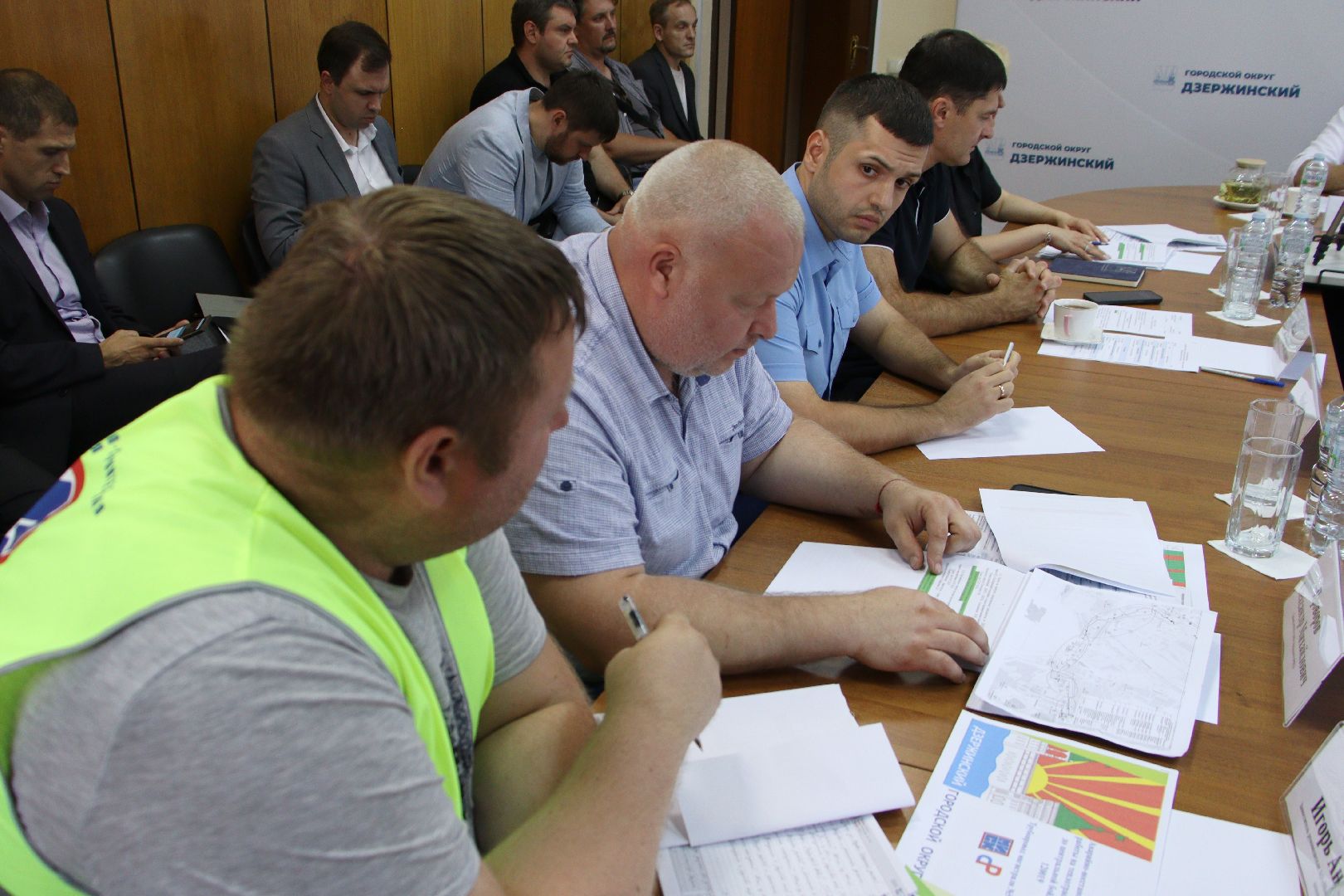 Дзержинский, теплосеть, Воробьев, Хромушин, М5, ТЭЦ, МИСК, Докукин,