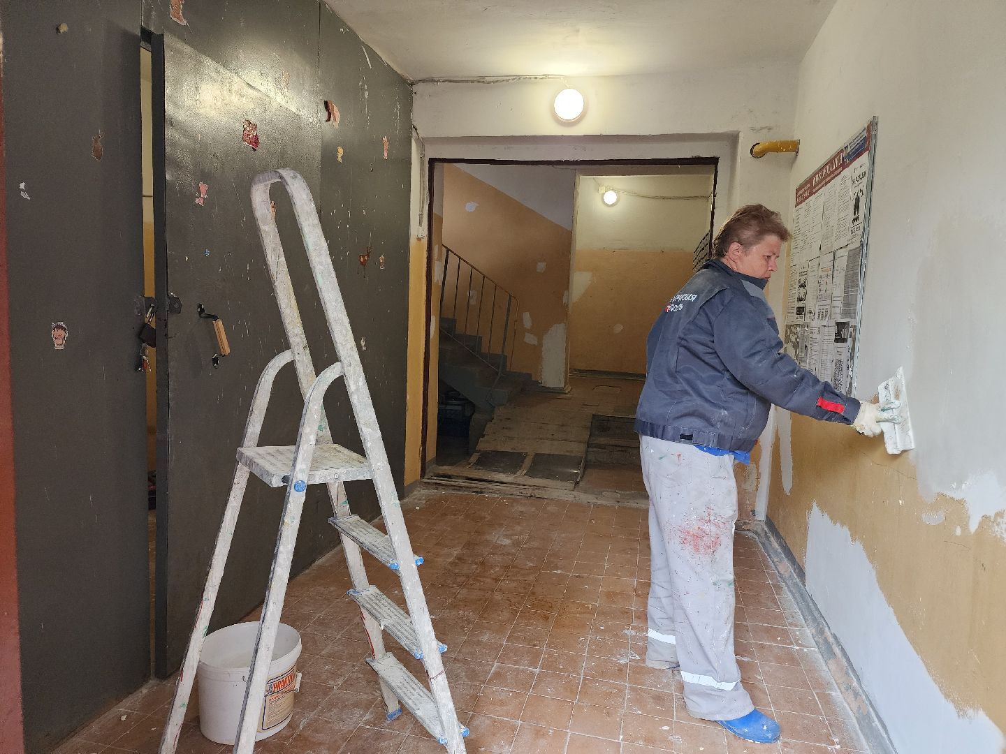 ремонт, ремонт подъездов,