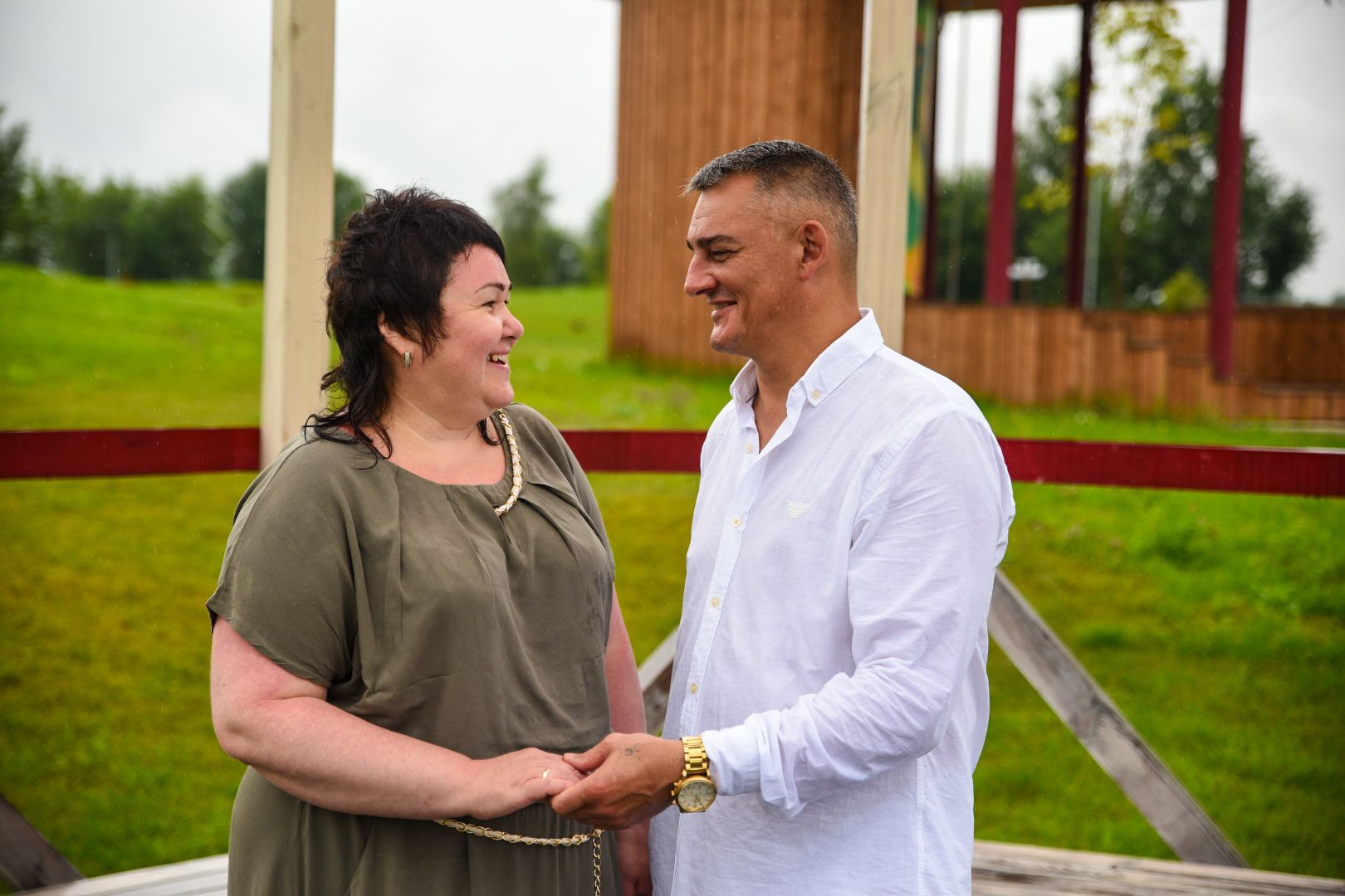 Бронницы, Выездная регистрация брака, Свадьба в парке, Бронницкий Луг, Год семьи, Путин