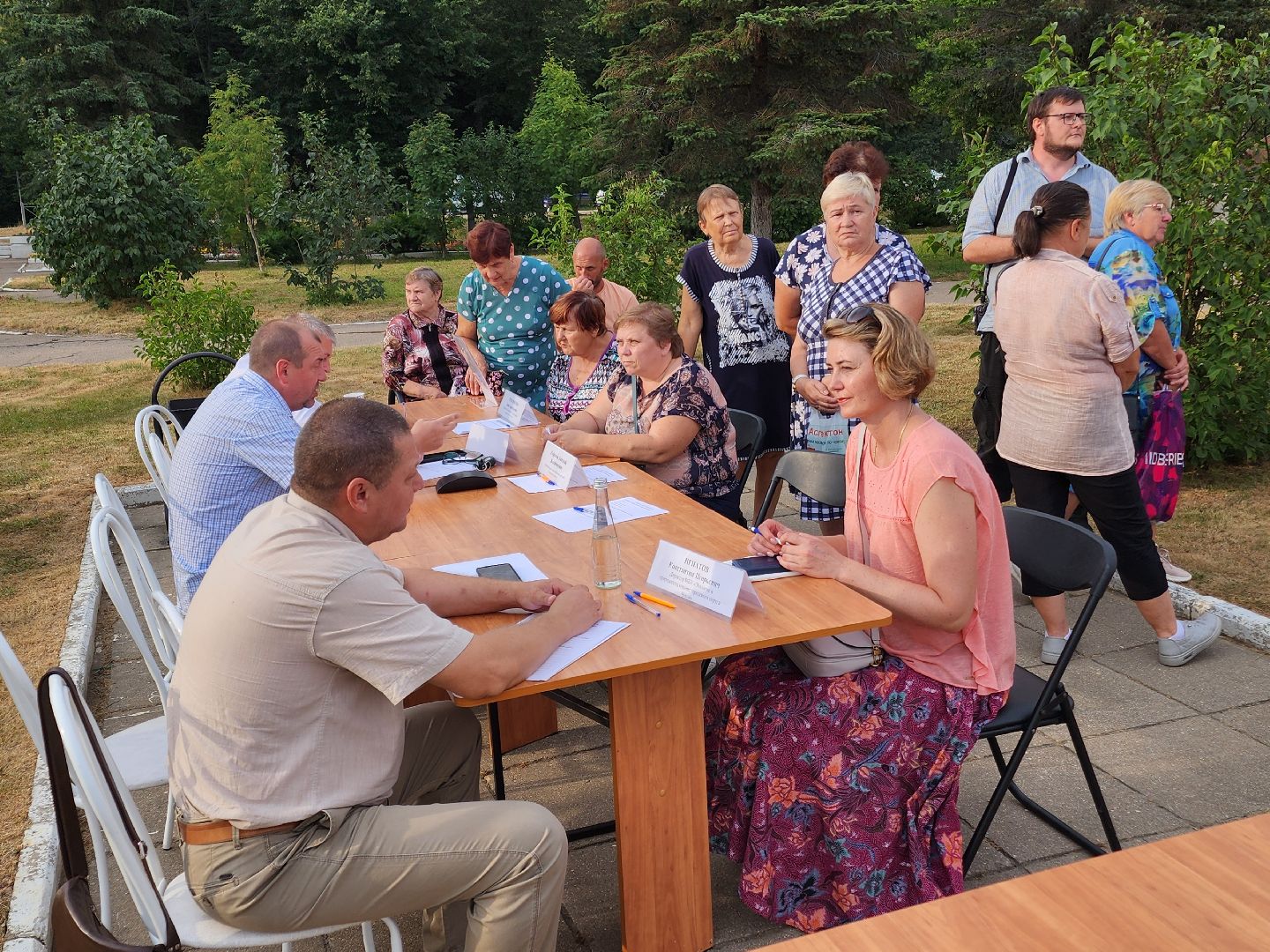 Чехов, село Дубна, выездная администрация, очистка пруда, окос травы, опиловка деревьев,