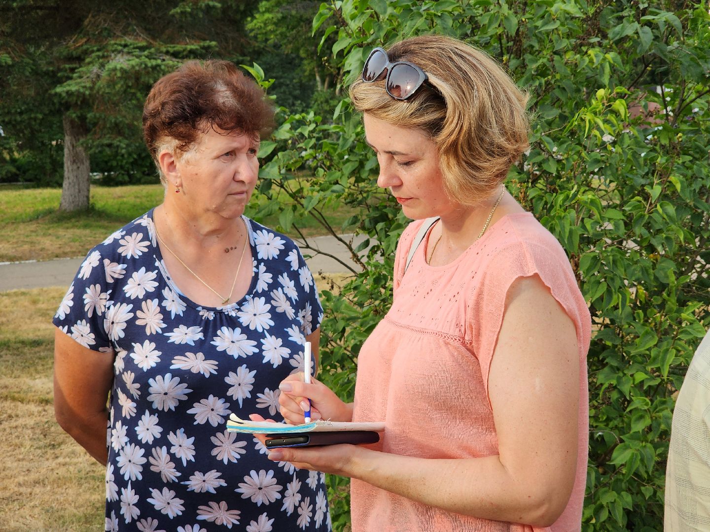 Чехов, село Дубна, выездная администрация, очистка пруда, окос травы, опиловка деревьев,