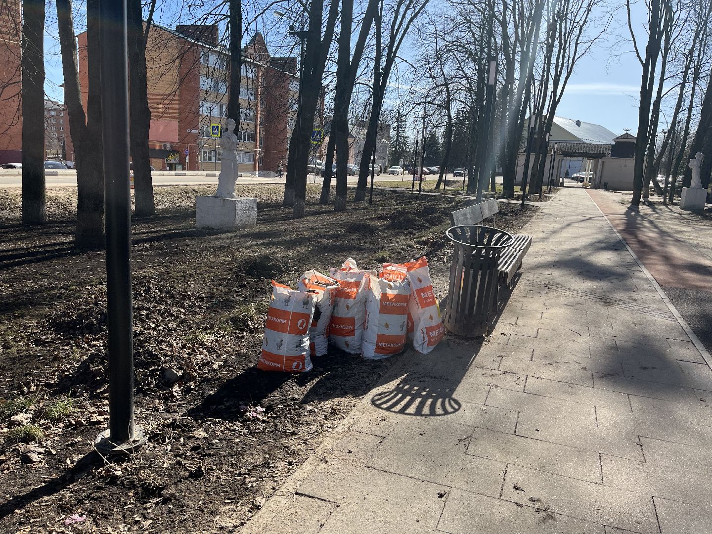 Шаховская, уборка, субботник