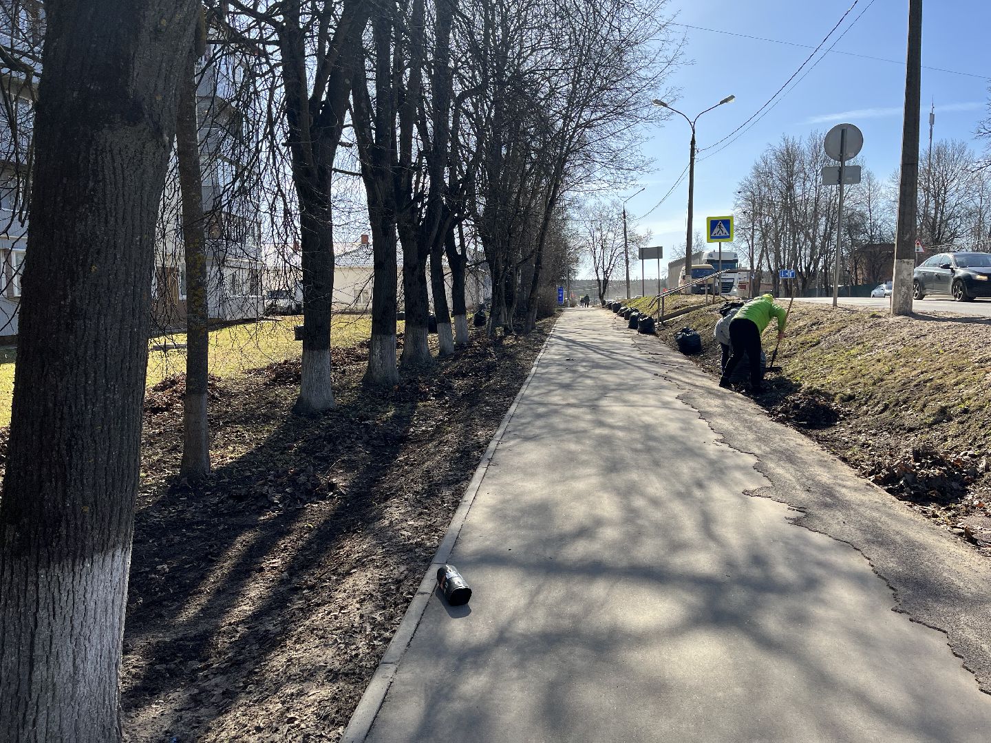 Шаховская, уборка, субботник