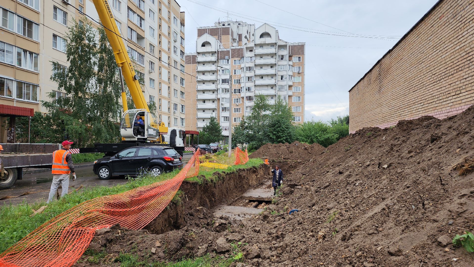 жкх, ремонт тепловых сетей, Лосино-Петровский,