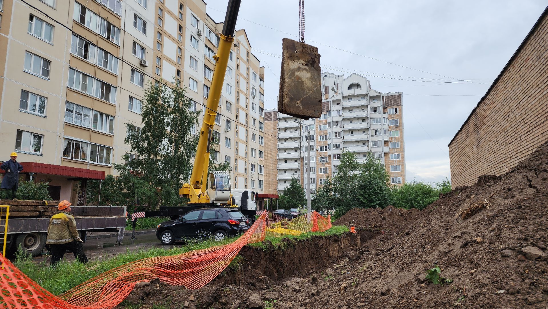 жкх, ремонт тепловых сетей, Лосино-Петровский,
