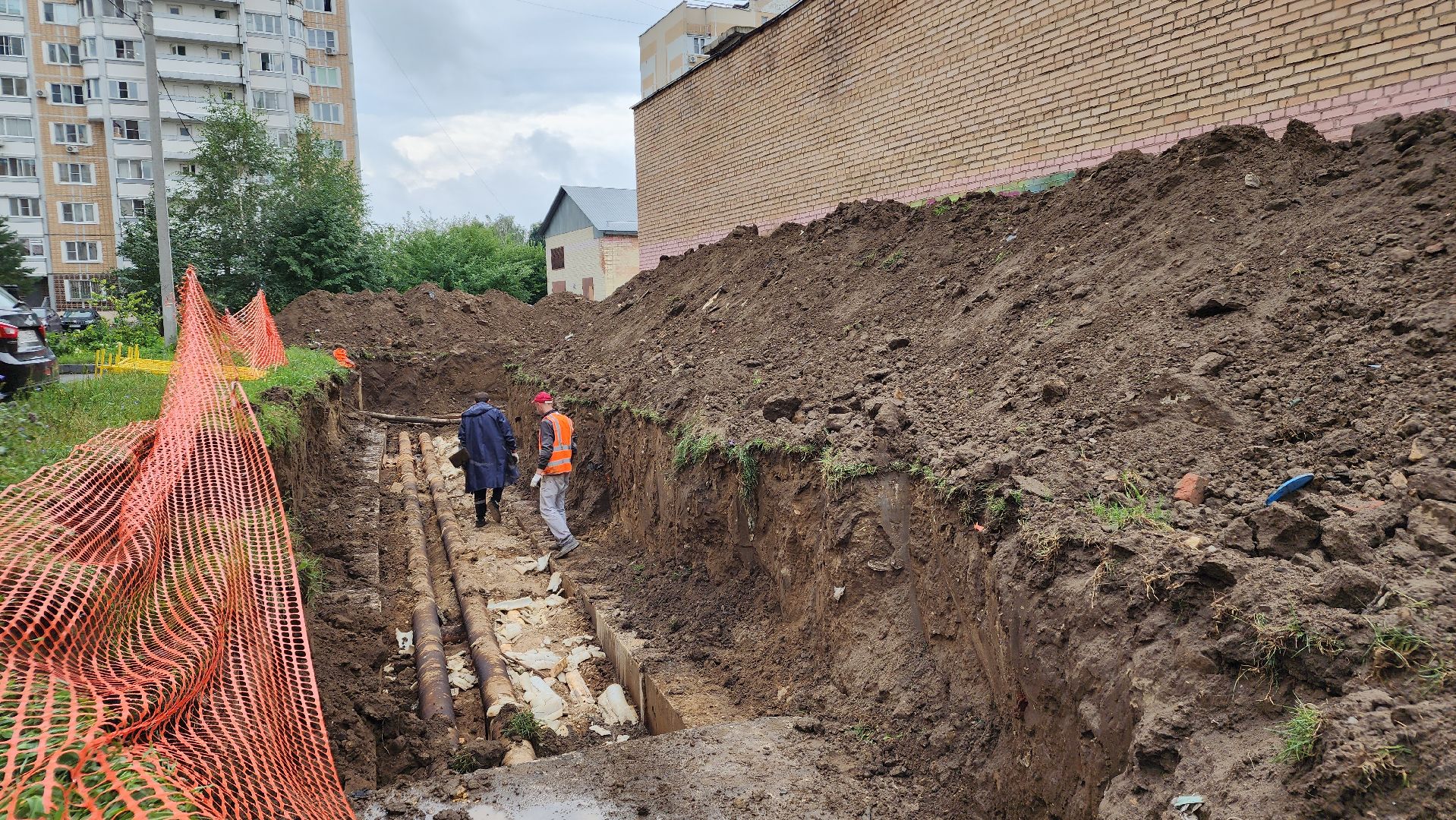 жкх, ремонт тепловых сетей, Лосино-Петровский,