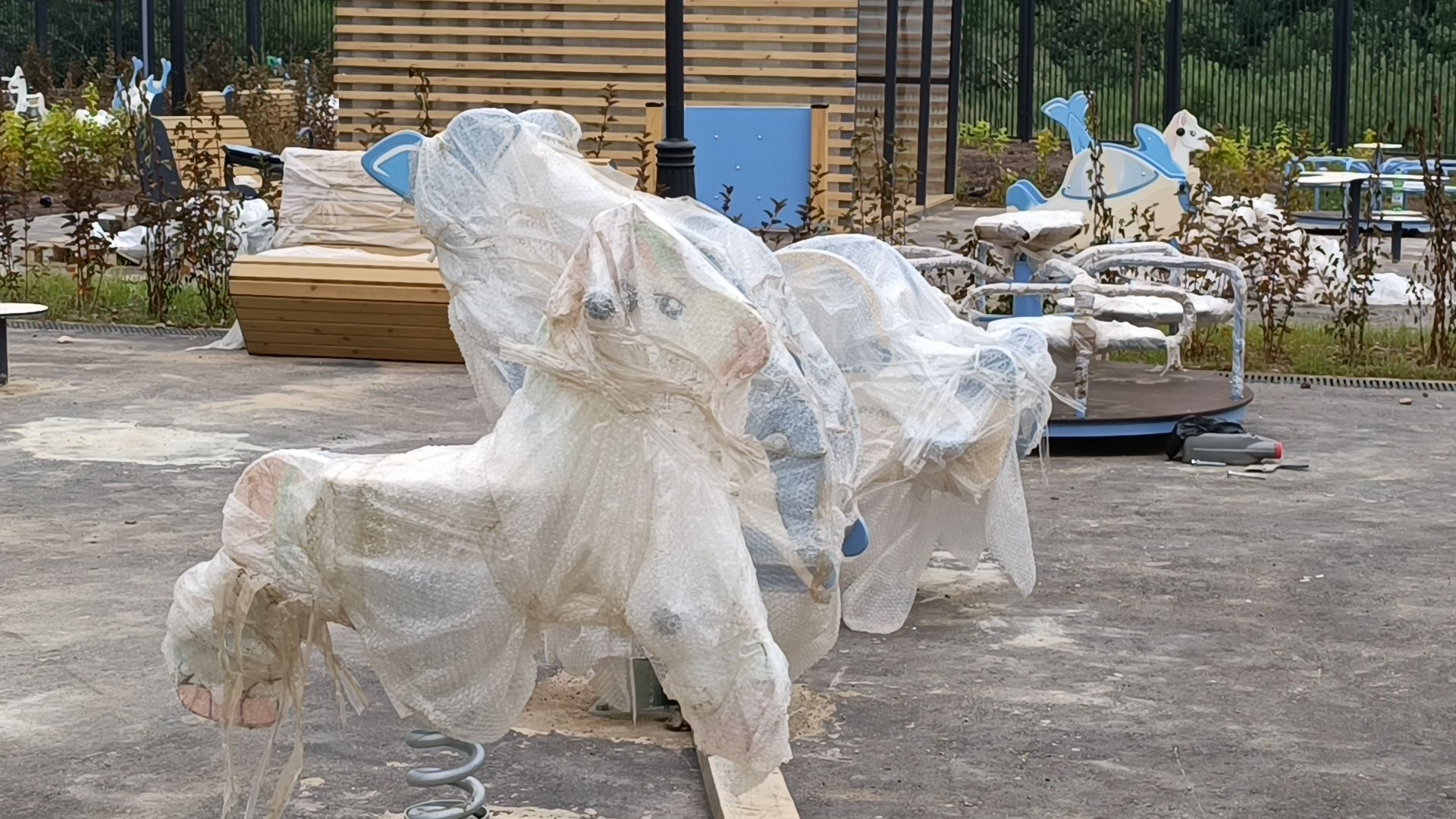 детские сад, лобня, строительные работы,