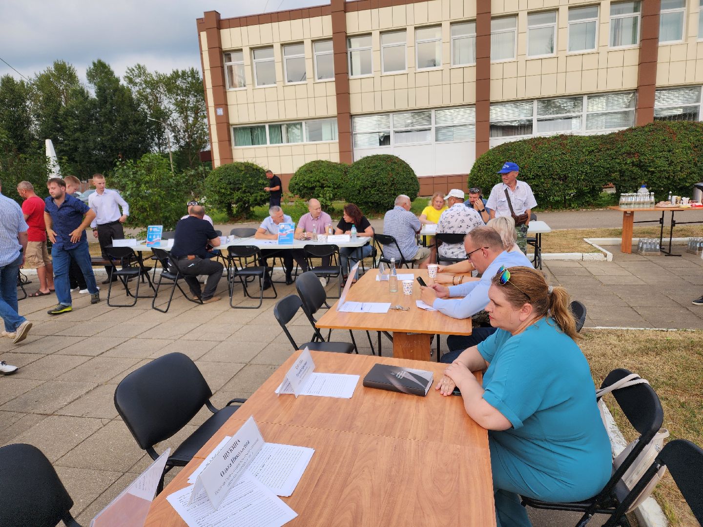 Чехов, село Дубна, выездная администрация, благоустройство, зона отдыха, лесопарк, глава администрации го Чехов Михаил Собакин,
