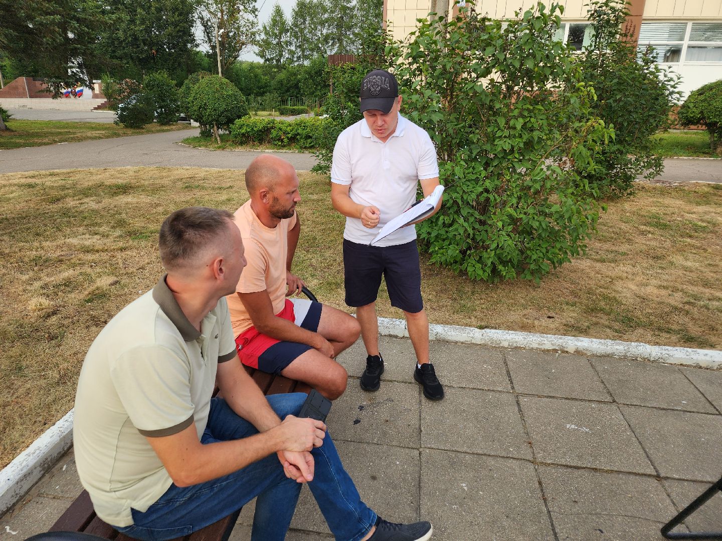 Чехов, село Дубна, выездная администрация, благоустройство, зона отдыха, лесопарк, глава администрации го Чехов Михаил Собакин,