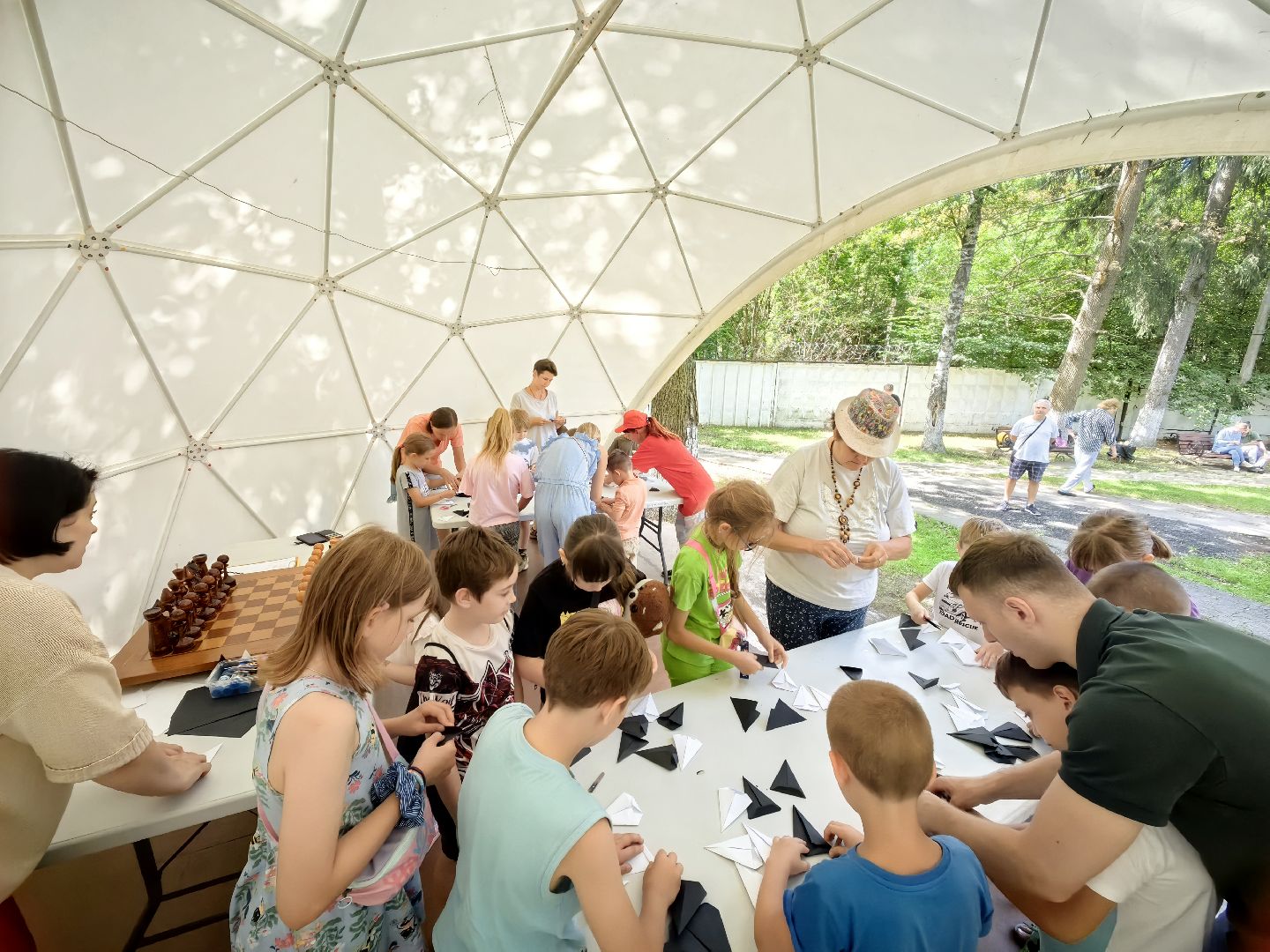 шахматы, турнир, мастер класс, оригами, игра, щёлково,