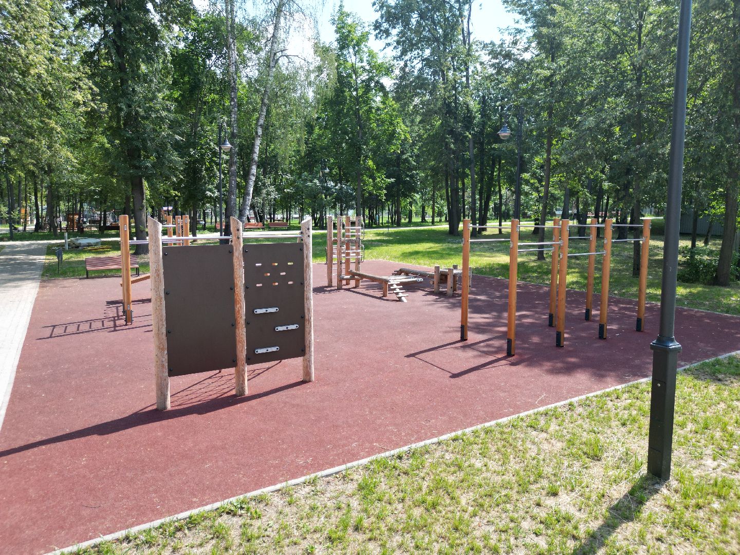 видео с коптера, лобня, парк, благоустройство,