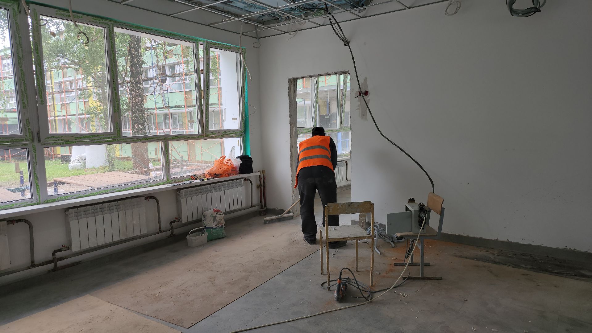 серпухов, подмосковье, капремонт школы,