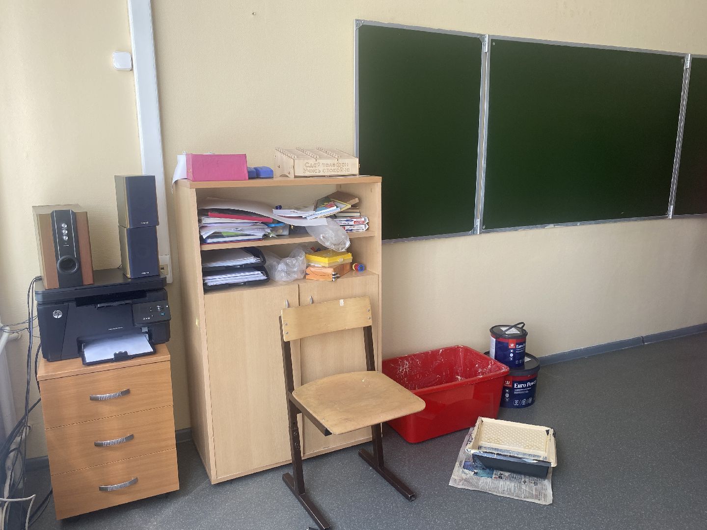 новый учебный год, школа перспектива власиха, подготовка к учебному году, текущий ремонт школы, Власиха Перспектива,