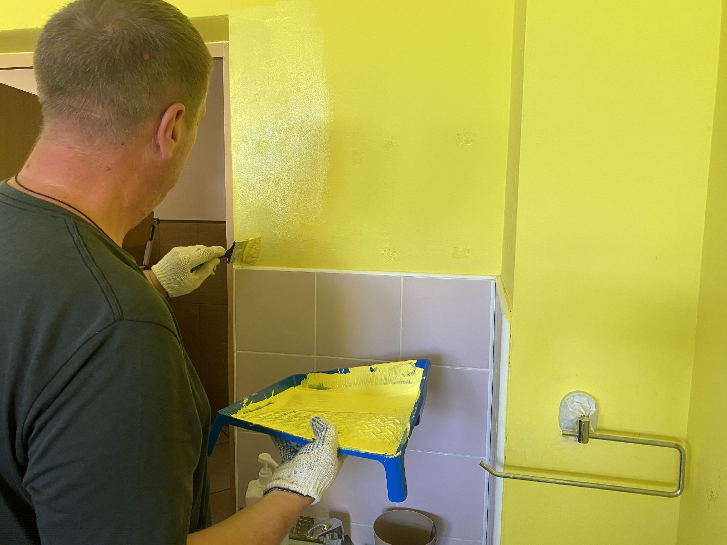 новый учебный год, школа перспектива власиха, подготовка к учебному году, текущий ремонт школы, Власиха Перспектива,