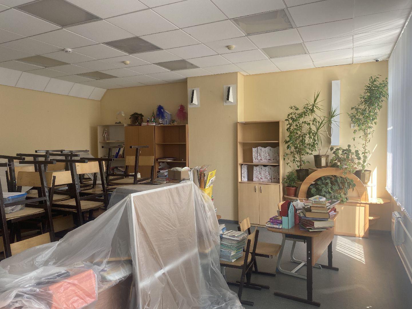 новый учебный год, школа перспектива власиха, подготовка к учебному году, текущий ремонт школы, Власиха Перспектива,