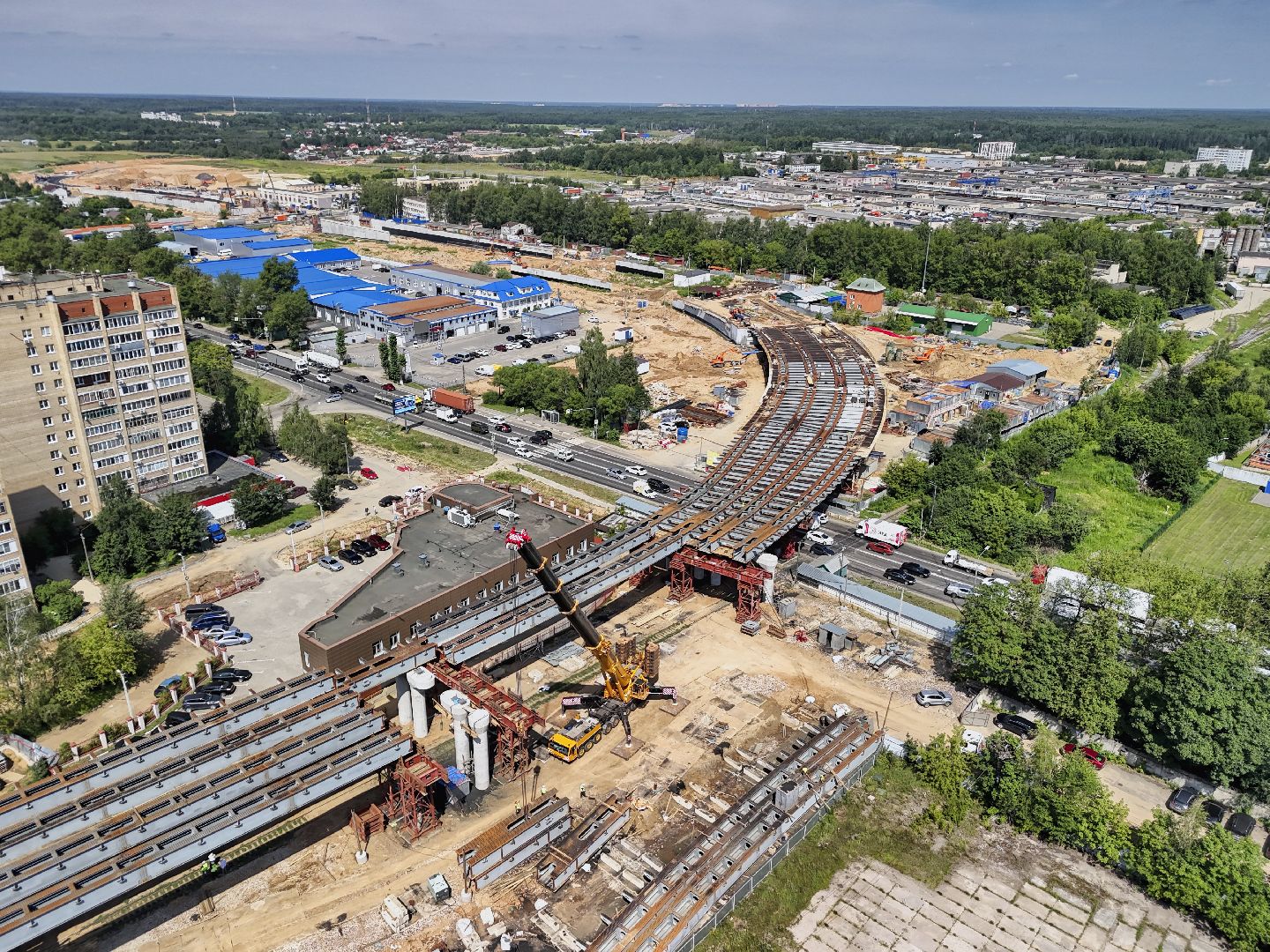 автодор, большие вяземы, строительство, цкад, дороги, эстакада, мост, тоннель,малые вяземы,